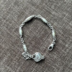 Brighton Elegant Silver Bracelet with Heart Charm